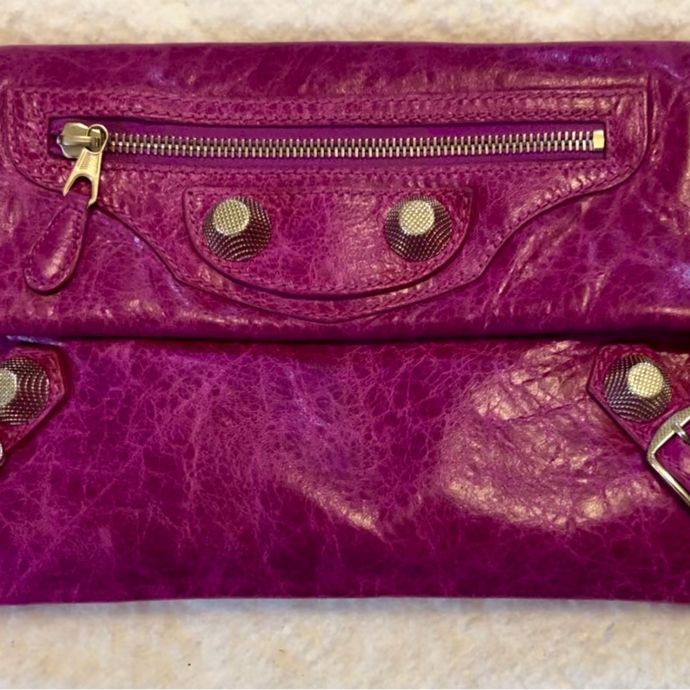 Hot Pink BALENCIAGA clutch!!